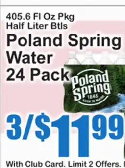 SuperFresh Poland Spring Water offer