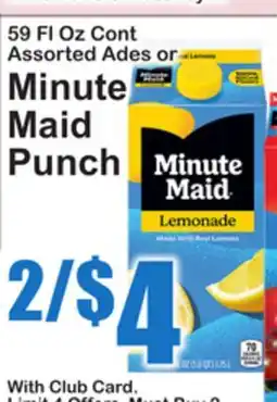 SuperFresh Minute Maid Punch offer