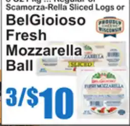 SuperFresh BelGioioso Fresh Mozzarella Ball offer