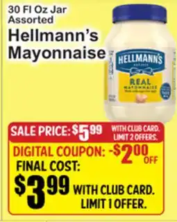 SuperFresh Hellmann's Mayonnaise offer