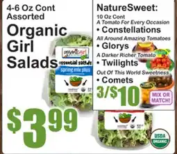 SuperFresh Organic Girl Salads offer