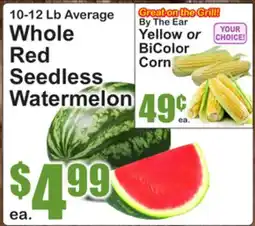 SuperFresh 10-12 Lb Average Whole Red Seedless Watermelon offer