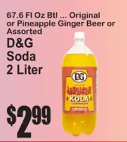 SuperFresh 67.6 Fl Oz Btl ... Original or Pineapple Ginger Beer or Assorted D&G Soda offer