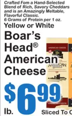 SuperFresh Boar's Head American Cheese offer