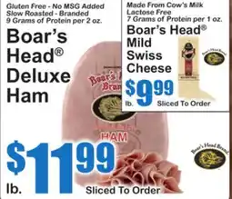 SuperFresh Boar's Head Deluxe Ham offer