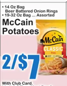 SuperFresh McCCain Potatoes offer