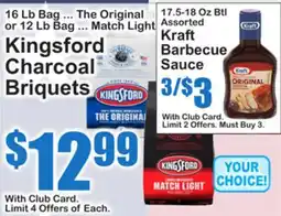 SuperFresh Kingsford Charcoal Briquets offer
