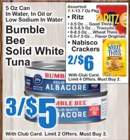 SuperFresh Bumble Bee Solid White Tuna offer