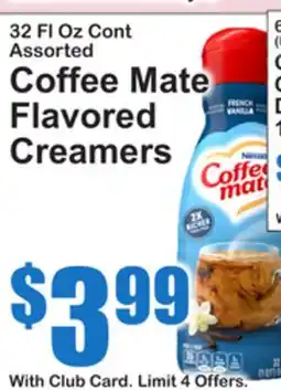 SuperFresh Coffee Mate Flavored Creamers offer