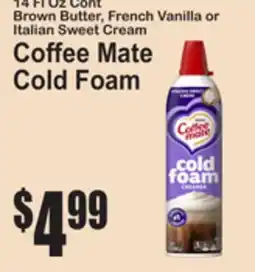 SuperFresh Coffee Mate Cold Foam offer