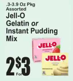 SuperFresh Assorted Jell-O Gelatin or Instant Pudding Mix offer