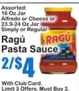 SuperFresh Ragú Pasta Sauce offer