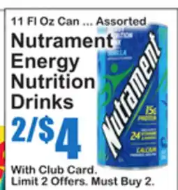 SuperFresh Nutrament Energy Nutrition Drinks offer