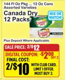 SuperFresh Canada Dry 12 Packs offer