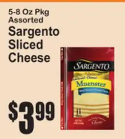 SuperFresh 5-8 Oz Pkg Assorted Sargento Sliced Cheese offer