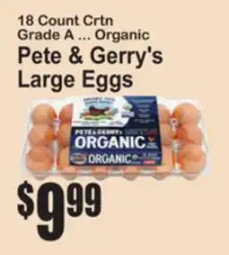 SuperFresh Pete & Gerry's Large Eggs offer