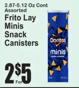 SuperFresh Frito Lay Minis Snack Canisters offer