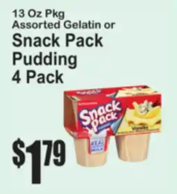 SuperFresh 13 Oz Pkg Assorted Gelatin or Snack Pack Pudding offer