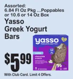 SuperFresh Yasso Greek Yogurt Bars offer