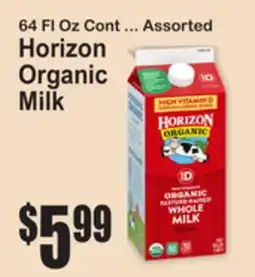 SuperFresh Horizon Organic Milk offer