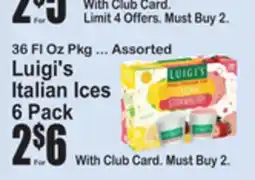 SuperFresh Luigi's Italian Ices offer