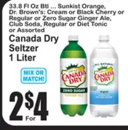 SuperFresh Canada Dry Seltzer offer