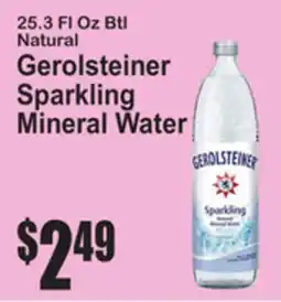 SuperFresh Gerolsteiner Sparkling Mineral Water offer