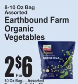 SuperFresh 8-10 Oz Bag Assorted Earthbound Farm Organic Vegetables offer