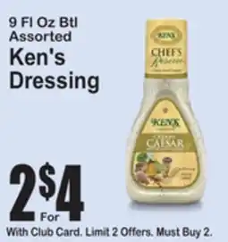SuperFresh 9 Fl Oz Btl Assorted Ken's Dressing offer