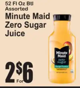 SuperFresh 52 FL Oz Btl Assorted Minute Maid Zero Sugar Juice offer