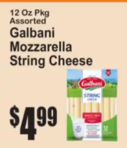 SuperFresh 12 Oz Pkg Assorted Galbani Mozzarella String Cheese offer