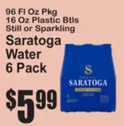 SuperFresh Saratoga Water offer