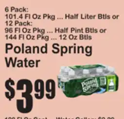 SuperFresh Poland Spring Water offer