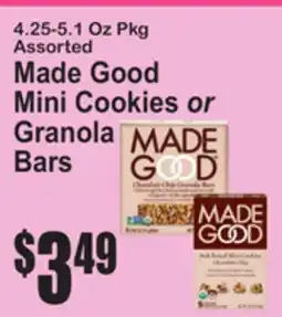 SuperFresh Made Good Mini Cookies or Granola Bars offer