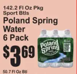 SuperFresh Poland Spring Water offer