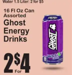 SuperFresh Ghost Energy Drinks offer