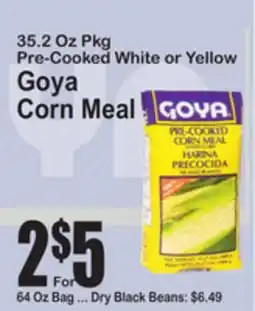 SuperFresh Pre-Cooked White or Yellow Goya Corn Meal offer