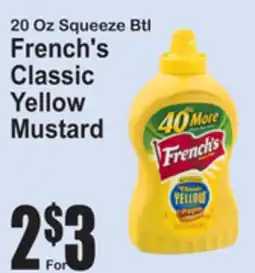 SuperFresh French's Classic Yellow Mustard offer