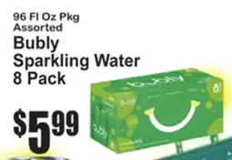 SuperFresh 96 Fl Oz Pkg Assorted Bubly Sparkling Water offer