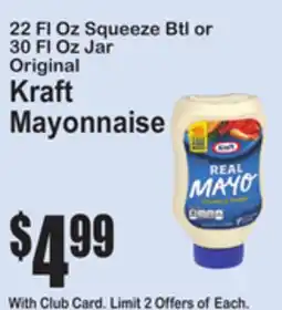 SuperFresh Original Kraft Mayonnaise offer