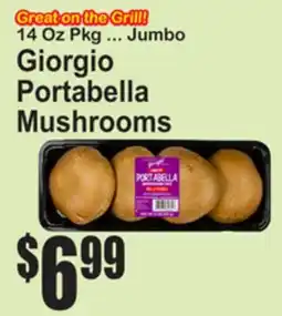 SuperFresh 14 Oz Pkg ... Jumbo Giorgio Portabella Mushrooms offer