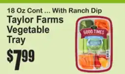SuperFresh Taylor Farms Vegetable Tray offer