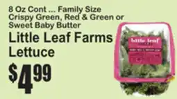 SuperFresh Little Leaf Farms Lettuce offer