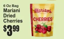 SuperFresh 6 Oz Bag Mariani Dried Cherries offer