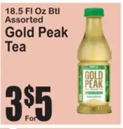 SuperFresh 18.5 FL Oz Btl Assorted Gold Peak Tea offer