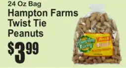 SuperFresh 24 Oz Bag Hampton Farms Twist Tie Peanuts offer