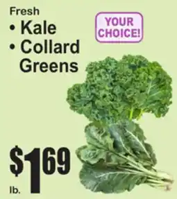 SuperFresh Fresh Kale, Collard Greens offer