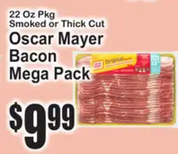 SuperFresh Smoked or Thick Cut Oscar Mayer Bacon Mega Pack offer
