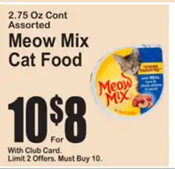SuperFresh Meow Mix Cat Food offer