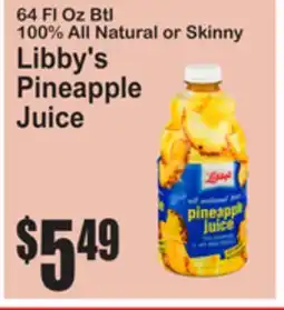 SuperFresh Libby's Pineapple Juice offer